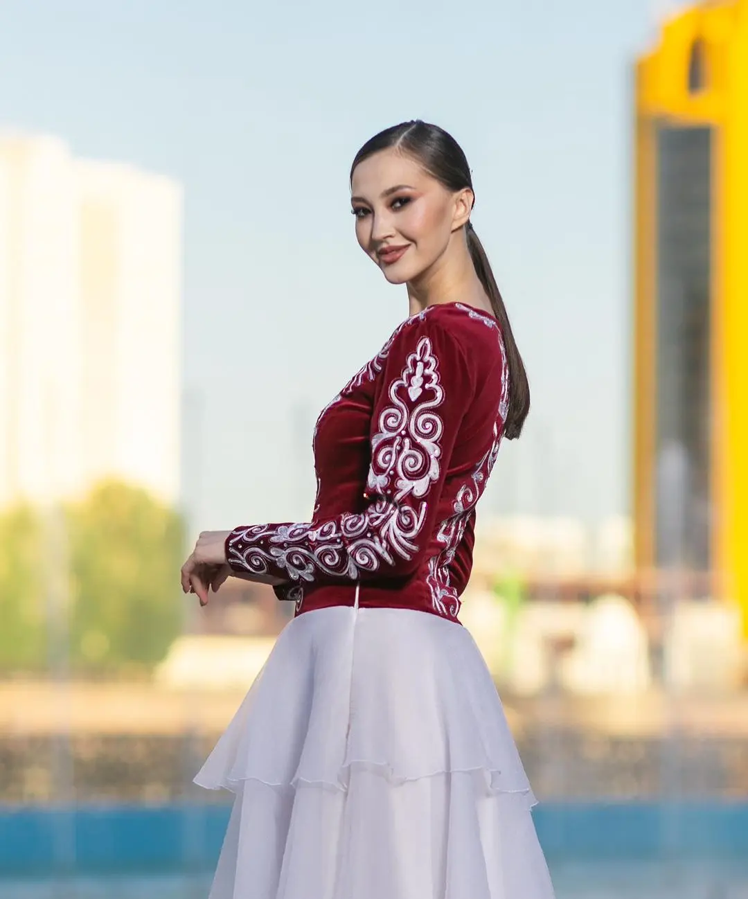 beautiful Kazakh female